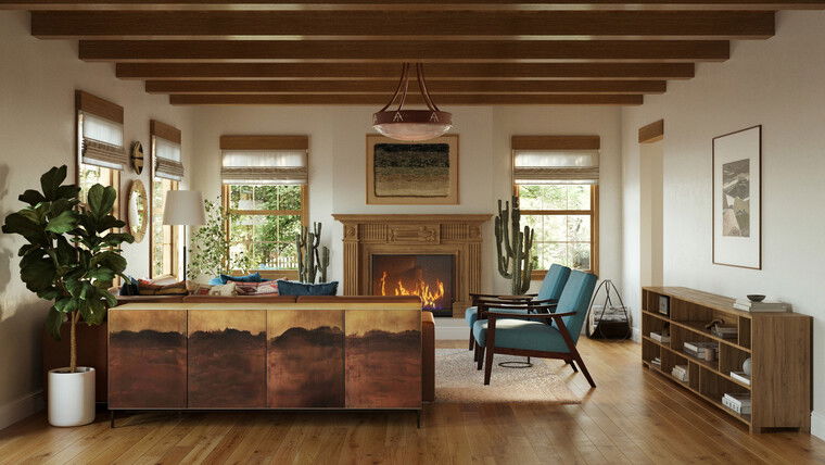 Online design Transitional Living Room by Carine C. thumbnail