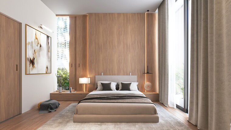 Online design Modern Bedroom by Htike S. thumbnail