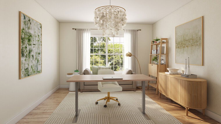 Online design Modern Home Office by Nor Aina M. thumbnail