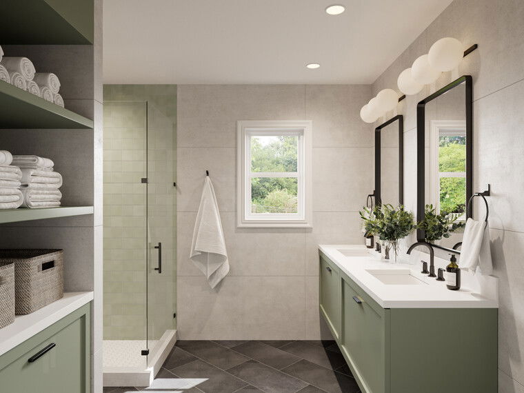 Online design Modern Bathroom by Maya M. thumbnail