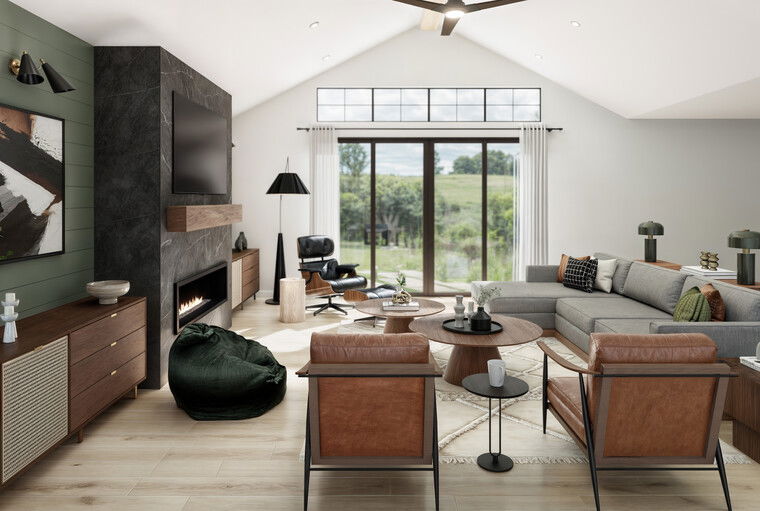 Online design Transitional Living Room by Lara D. thumbnail