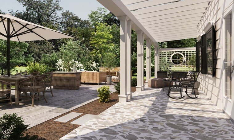 Online design Transitional Patio by Aida A. thumbnail