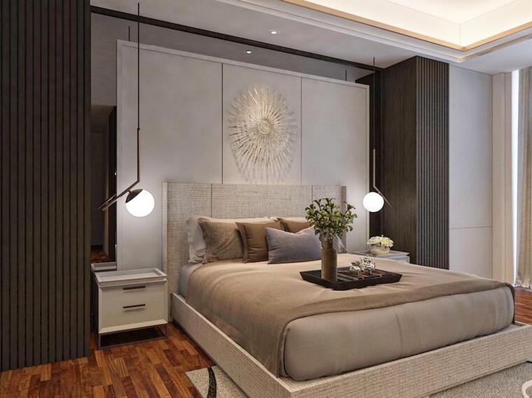 Online design Modern Bedroom by Carissa L. thumbnail