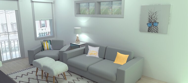 Online design Eclectic Living Room by Merry M. thumbnail