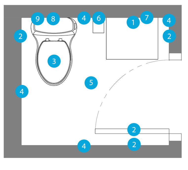 Online Designer Hallway/Entry Floorplan