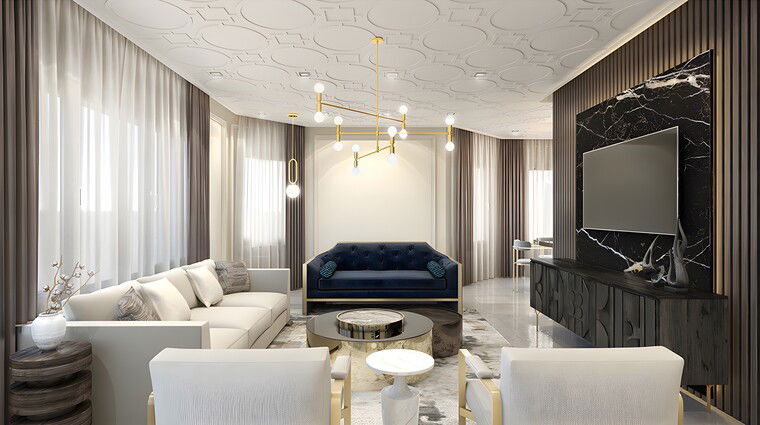 Online design Glamorous Living Room by Iulia B. thumbnail