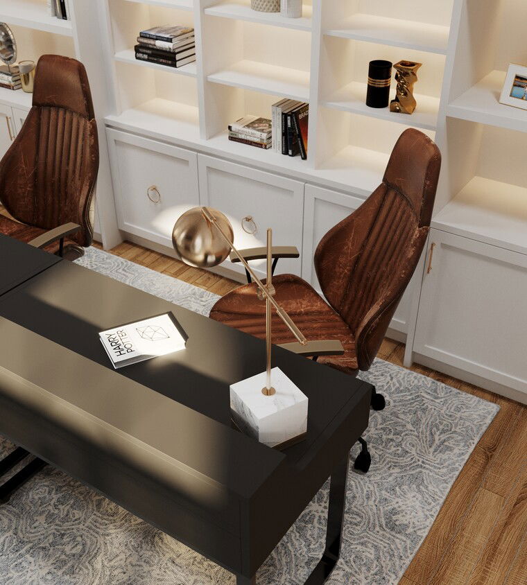Online design Transitional Home Office by Aida A. thumbnail