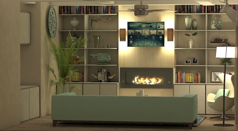 Online design Transitional Living Room by Kiran K. thumbnail