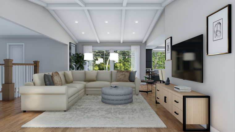Online design Contemporary Living Room by Picharat A.  thumbnail