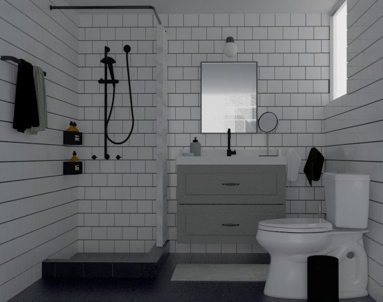 Online design Contemporary Bathroom by Eleni M. thumbnail