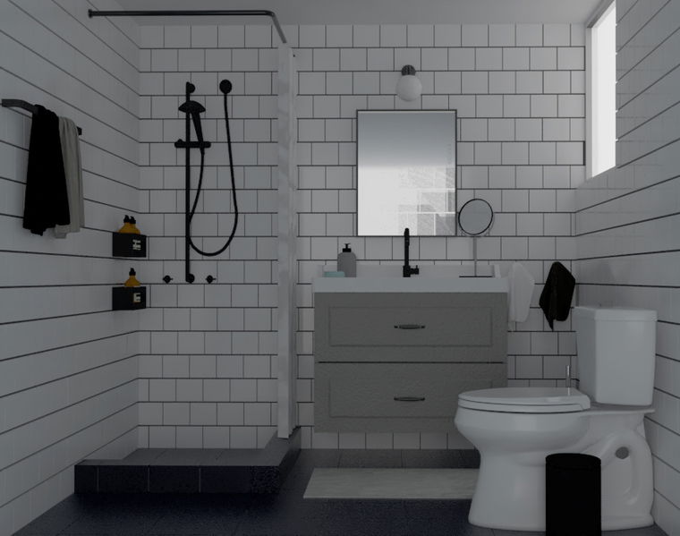 Diseño en línea Contemporáneo Baño por Eleni M. miniatura