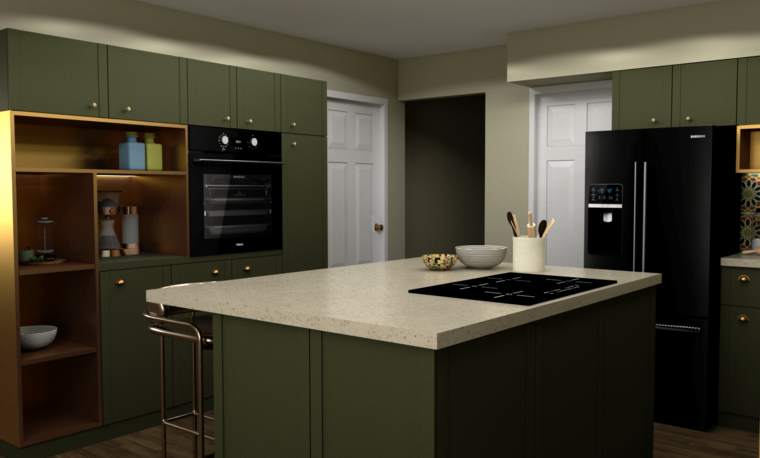 Diseño en línea Cocina Ecléctica por Eleni M. miniatura