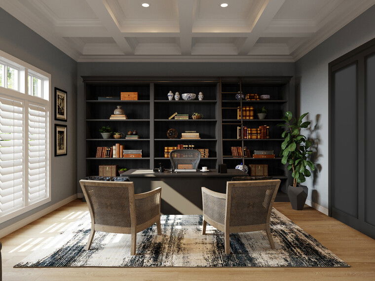 Online design Transitional Home Office by Liana S. thumbnail