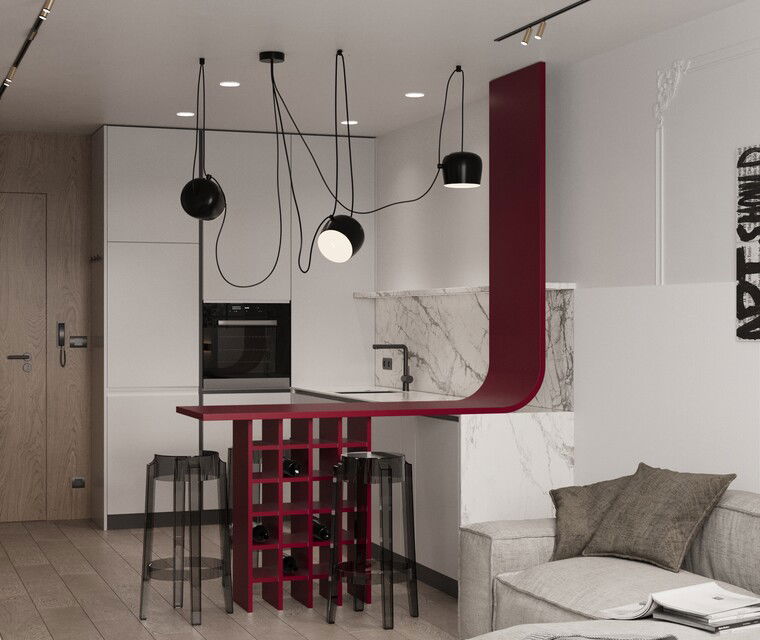 Diseño en línea Cocina contemporánea por Jelena D. miniatura