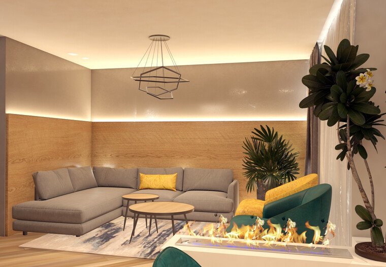 Online design Contemporary Living Room by Monika K. thumbnail