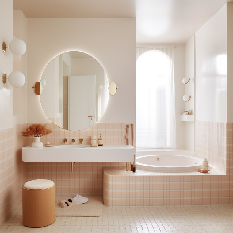 Online design Transitional Bathroom by Sanaz M. thumbnail