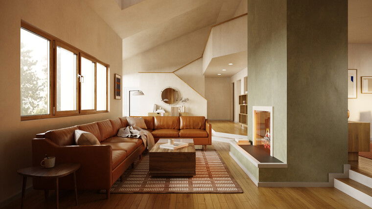 Online design Contemporary Living Room by Anna Y. thumbnail