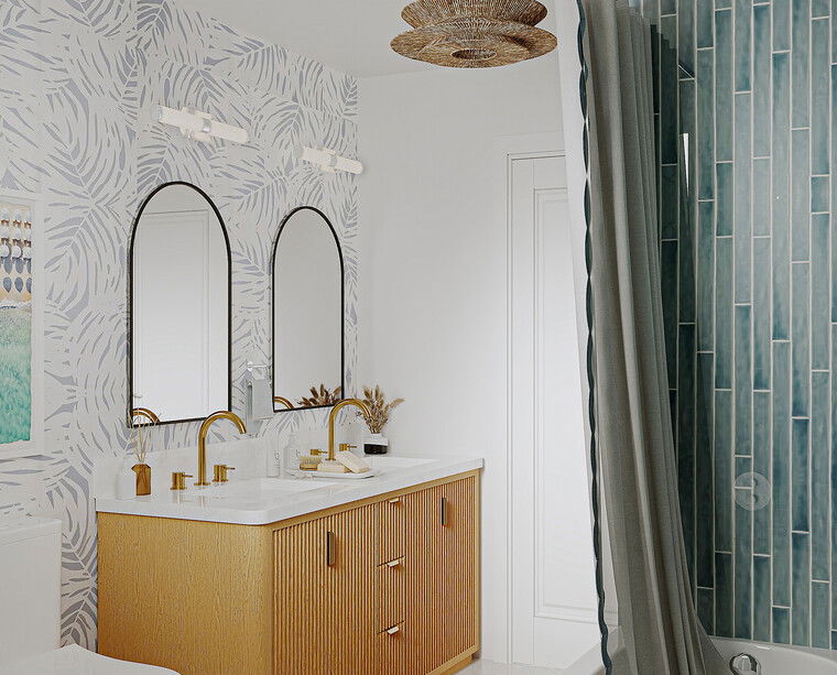 Online design Beach Bathroom by Shameika B. thumbnail
