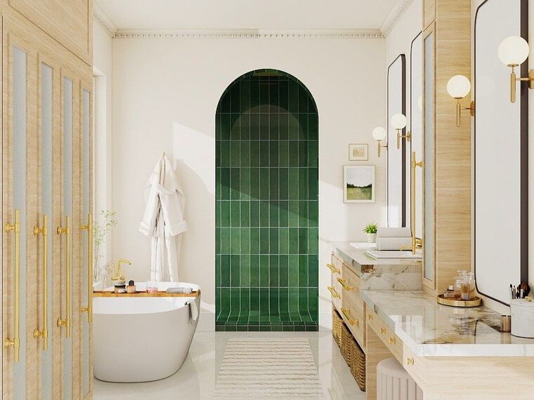 Online design Transitional Bathroom by Ashley S. thumbnail