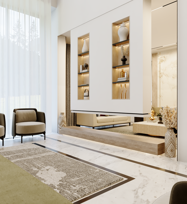 Online design Modern Living Room by Tara M. thumbnail