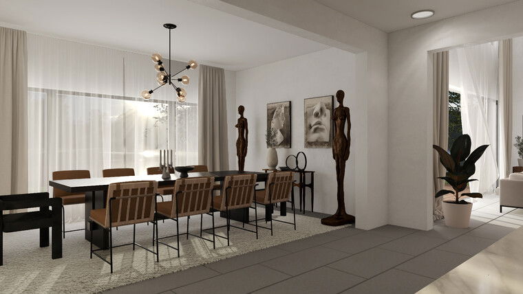Diseño en línea Comedor moderno por Nikola P. miniatura