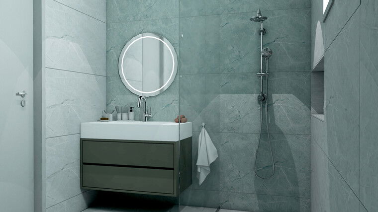 Diseño en línea Contemporáneo Baño por Eleni M. miniatura