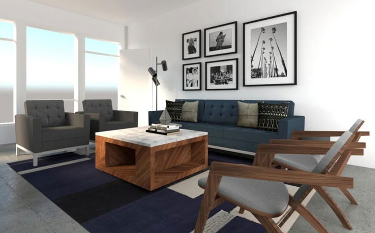 Online design Modern Living Room by Jessica S. thumbnail