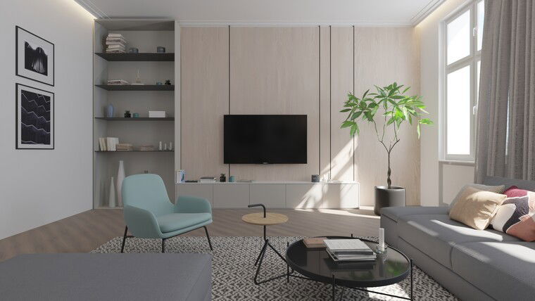 Online design Contemporary Living Room by Janja R. thumbnail