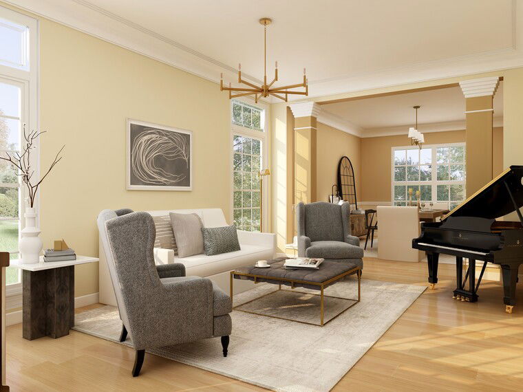 Online design Transitional Living Room by Kathryn S. thumbnail