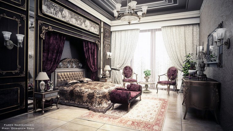 Online design Traditional Bedroom by Fares N. thumbnail