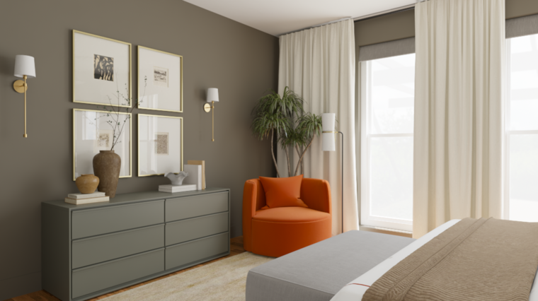 Online design Transitional Bedroom by Marya W. thumbnail