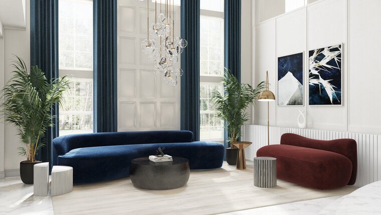 Online design Contemporary Living Room by Erika F. thumbnail
