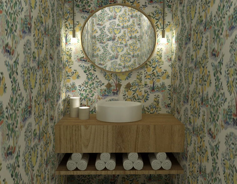 Online design Modern Bathroom by Caroline B. thumbnail