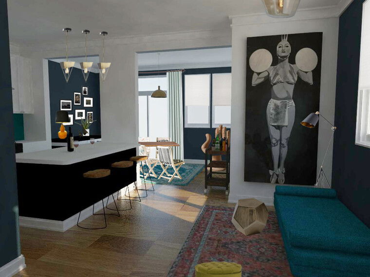 Online design Eclectic Living Room by Vera B. thumbnail