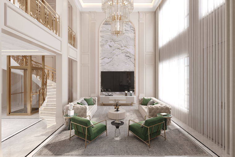 Online design Glamorous Living Room by Alice H. thumbnail