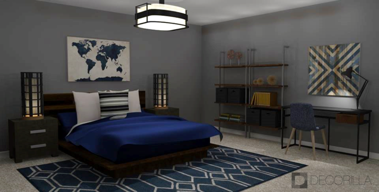 Online design Transitional Bedroom by Amber K. thumbnail