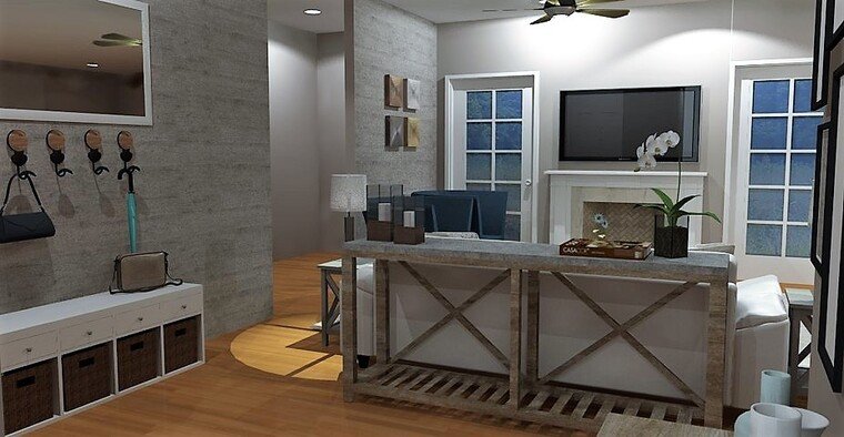 Online design Transitional Living Room by Brittany J. thumbnail
