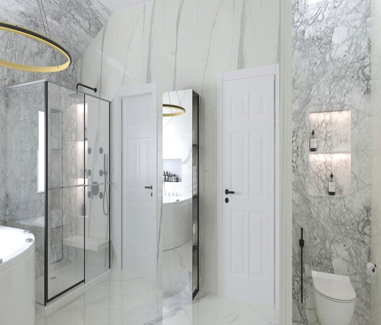 Diseño en línea Baño Ecléctico por Saida G. miniatura