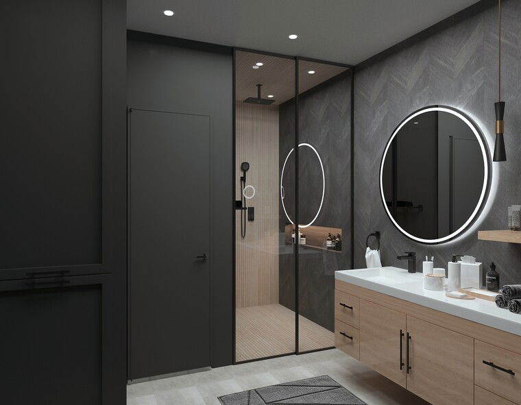 Online design Transitional Bathroom by Maya M. thumbnail