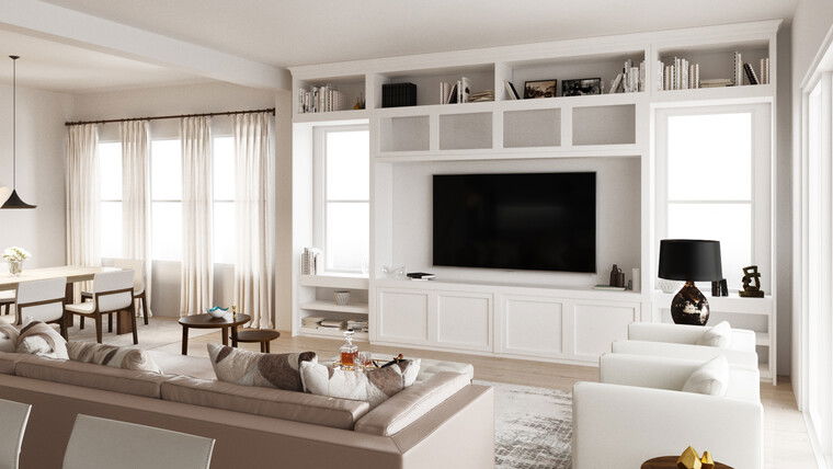 Online design Modern Living Room by Lauren A. thumbnail