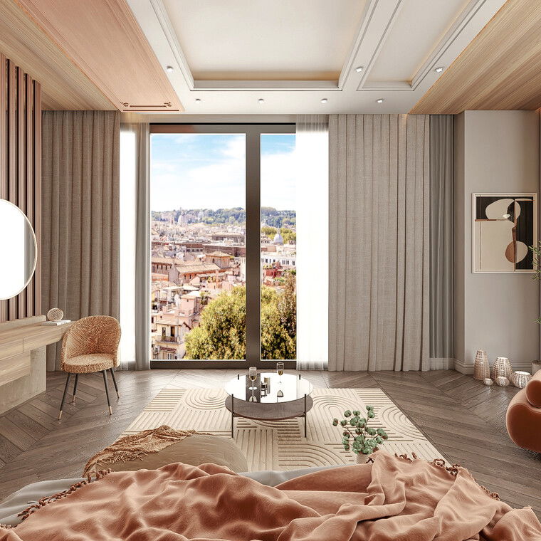 Online design Modern Bedroom by Leen A, thumbnail
