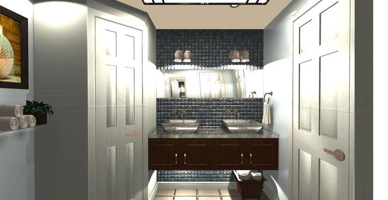 Online design Contemporary Bathroom by Audrey P. thumbnail