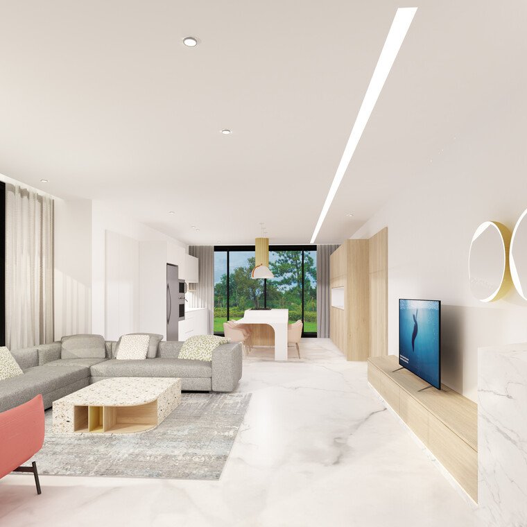 Online design Modern Living Room by Sophanie G. thumbnail