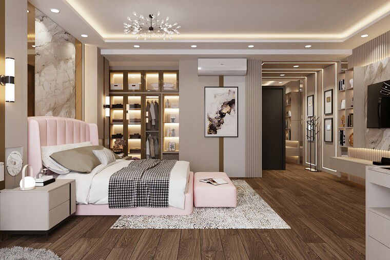 Online design Glamorous Bedroom by Gilang R. thumbnail