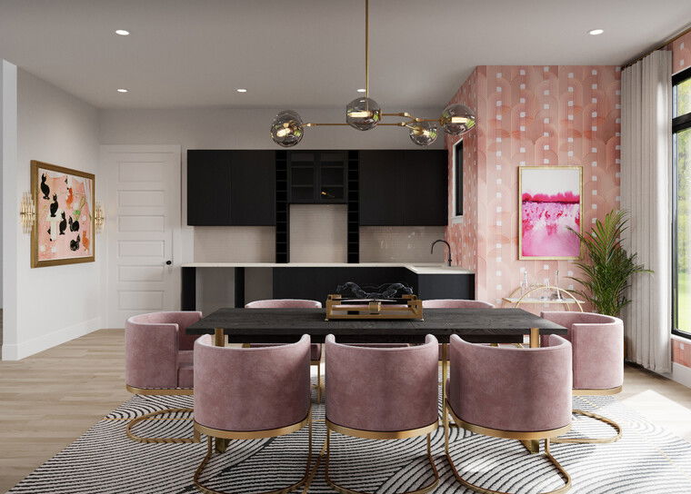 Online design Glamorous Dining Room by Casey H. thumbnail