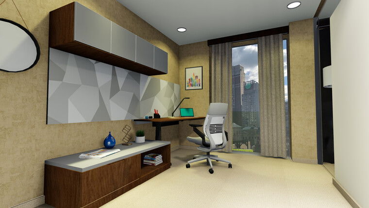 Online design Contemporary Home Office by Aboli P. thumbnail