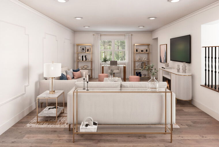 Online design Transitional Living Room by Lara D. thumbnail