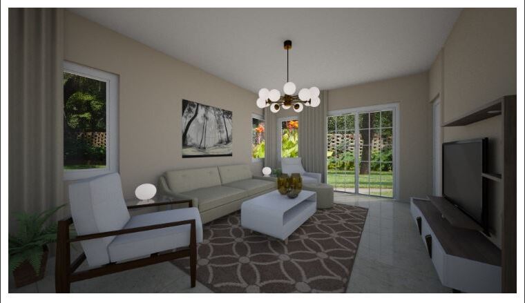 Online design Modern Living Room by Daisy A. thumbnail