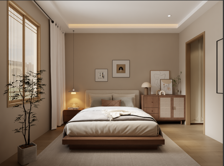 Online design Modern Bedroom by Zilia Z. thumbnail