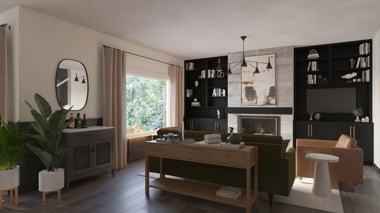 Online design Transitional Living Room by Nada M. thumbnail
